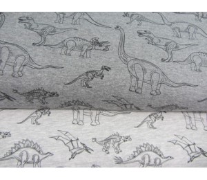 Jersey Dino dunkelgrau grau meliert